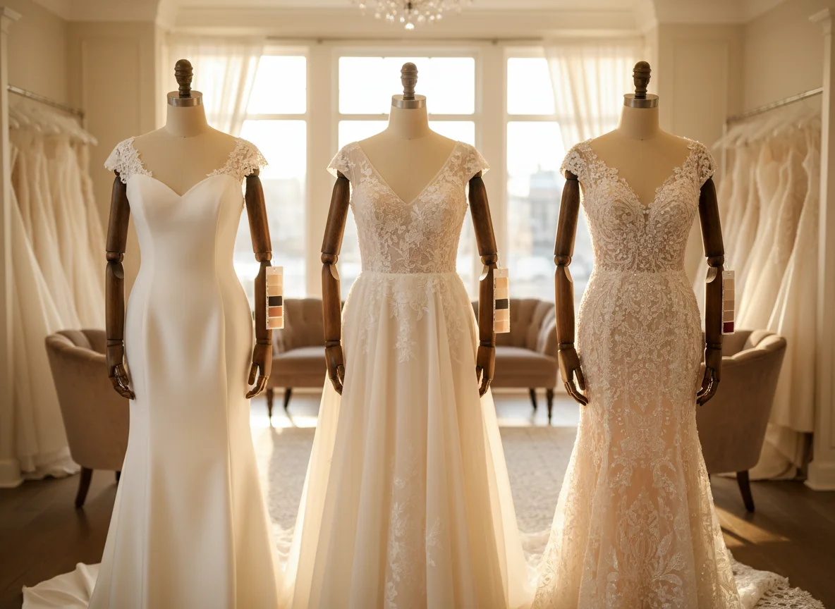 Robe de mariée ivoire ou blanc cassé : quelle nuance choisir pour votre teint ? - Image 1