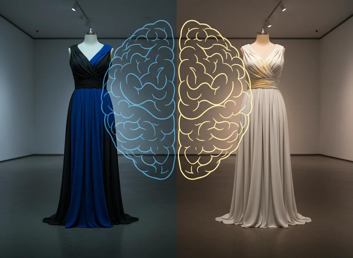 Test cerveau droit ou gauche et robe : pourquoi voyons-nous des couleurs différentes ? - Image 1