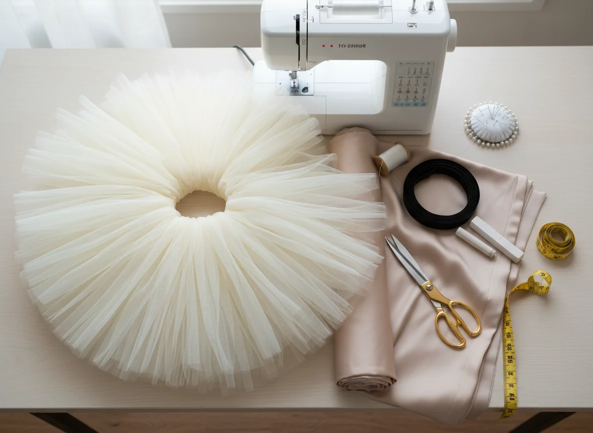 Comment faire une jupe en tulle bouffante ? Tuto couture facile - Image 2