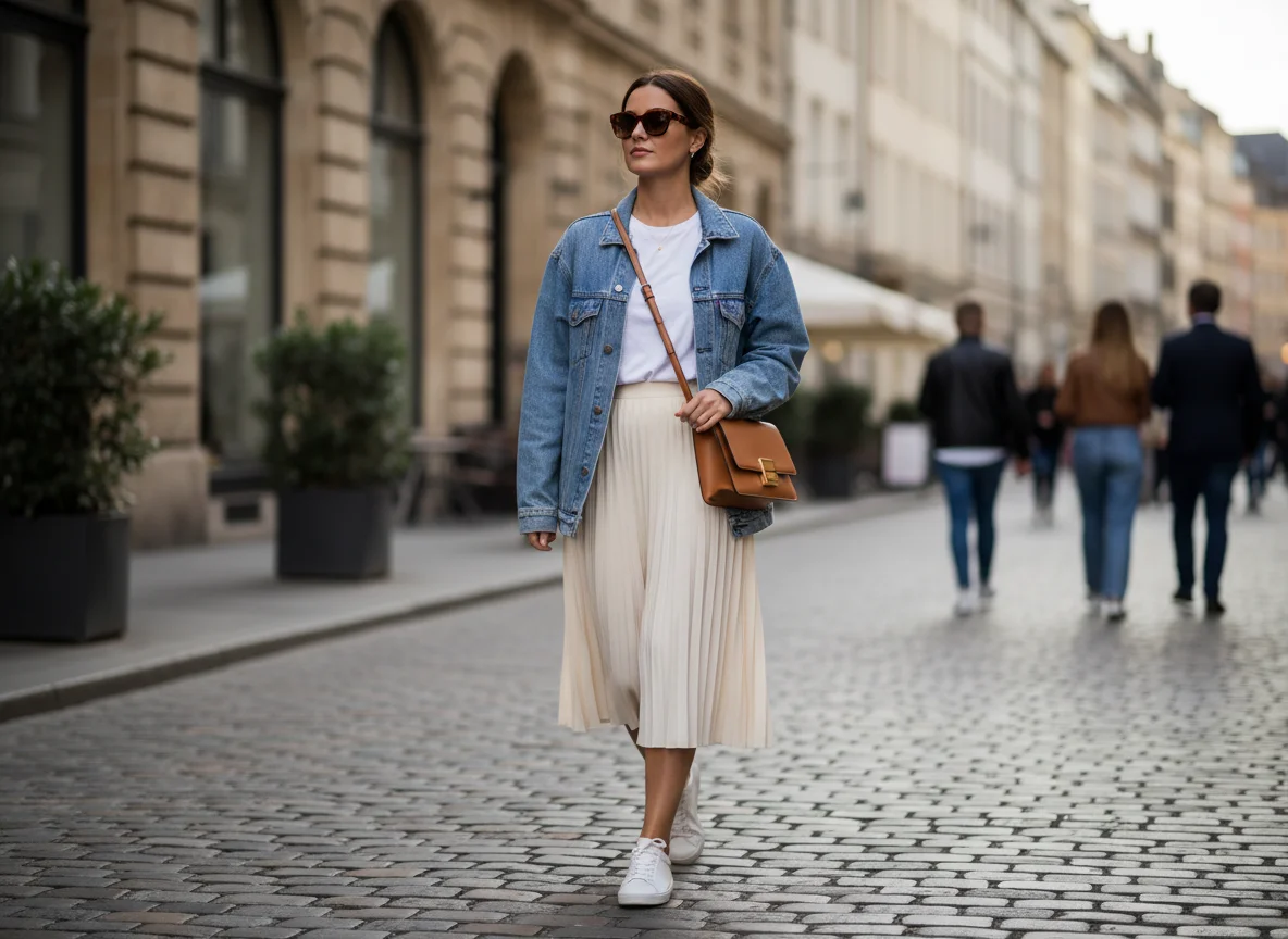 Comment porter une jupe longue plissée ? 5 idées de looks inspirants - Image 2