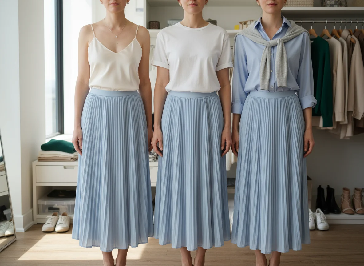Que mettre avec une jupe plissée ? Conseils pour bien l'associer - Image 2