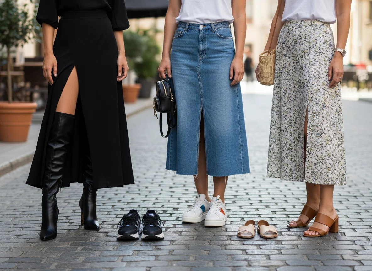 Comment porter une jupe en jean longue avec style ? - Image 4