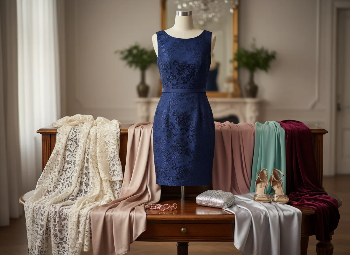Quelle veste avec une robe bleu marine pour un mariage ? L'accord parfait - Image 5
