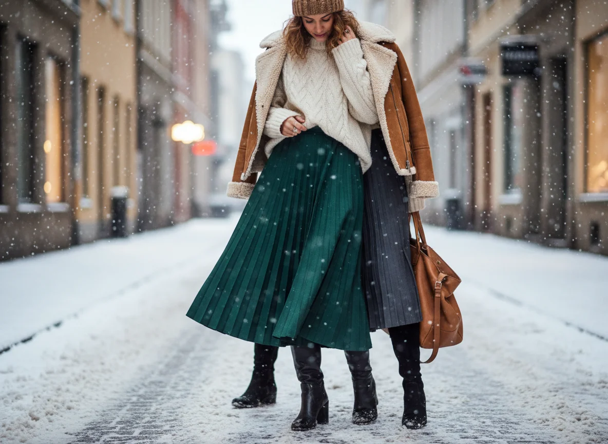Quelles chaussures porter avec une jupe longue plissée ? Nos idées de tenues - Image 5