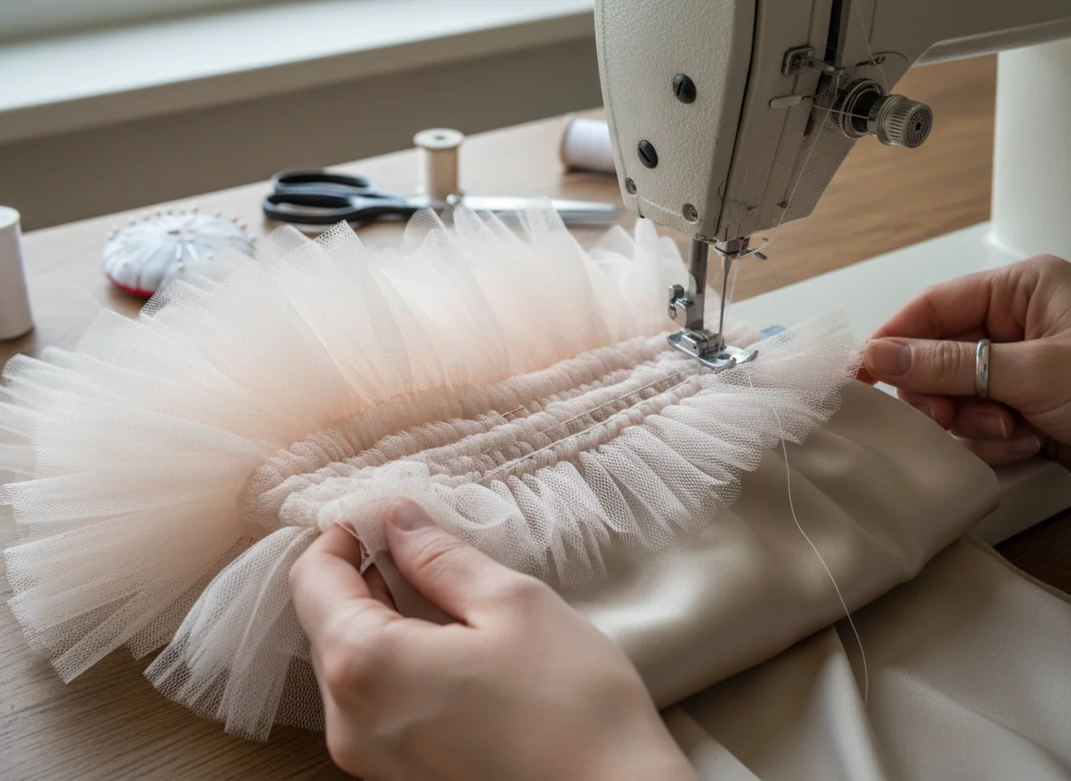 Comment faire une jupe en tulle bouffante ? Tuto couture facile - Image 5