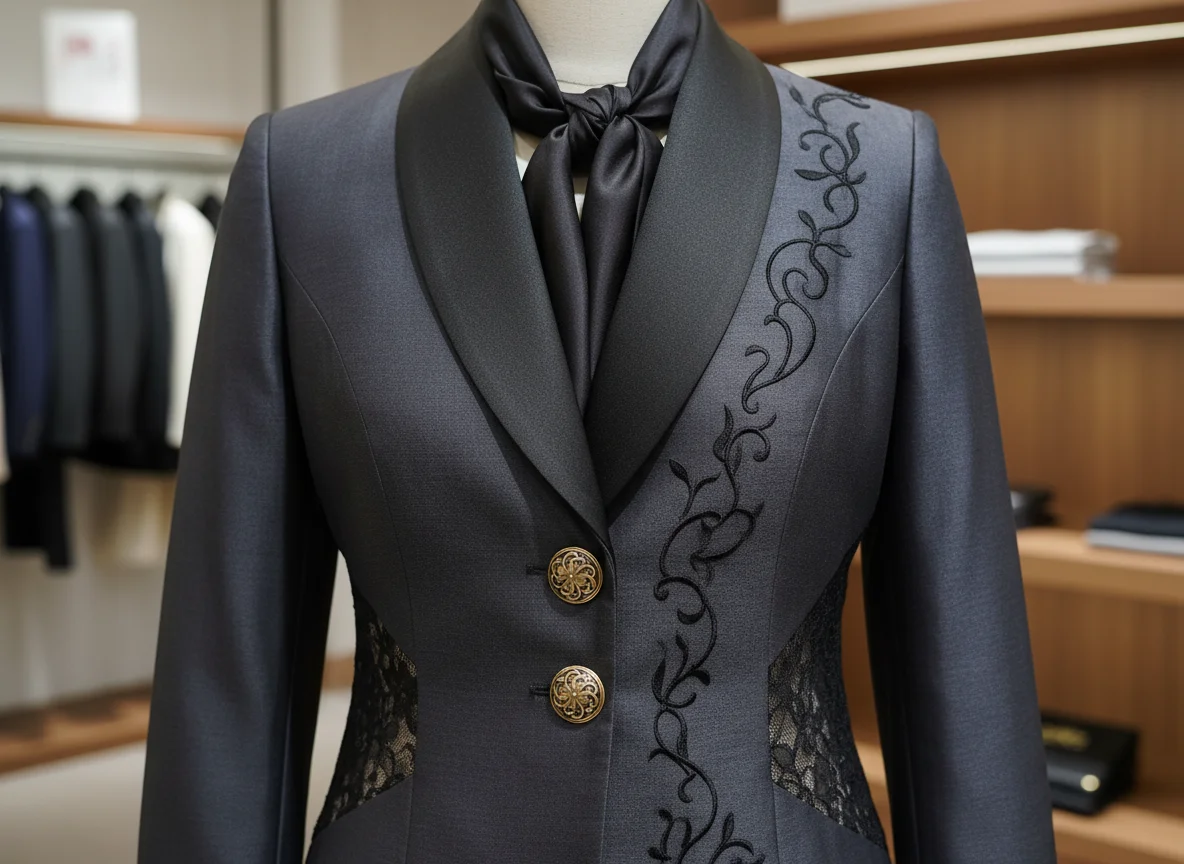 Quelle veste avec une robe bleu marine pour un mariage ? L'accord parfait - Image 6