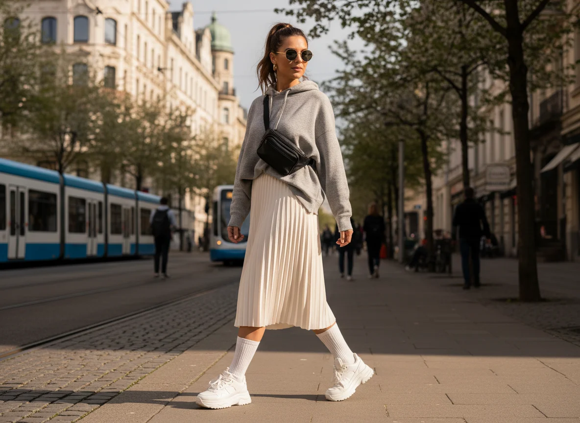 Comment porter une jupe longue plissée ? 5 idées de looks inspirants - Image 6