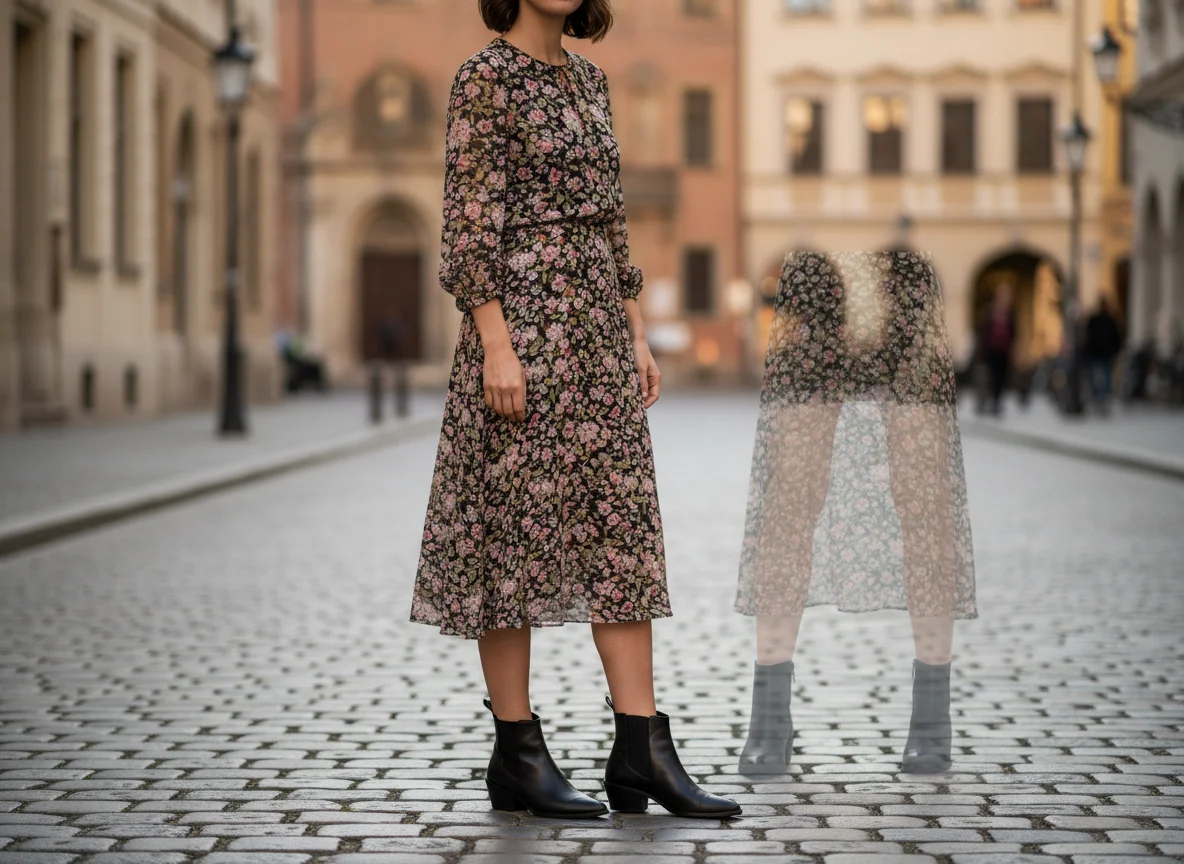 Comment porter des bottines avec une robe sans couper la jambe ? - Image 6