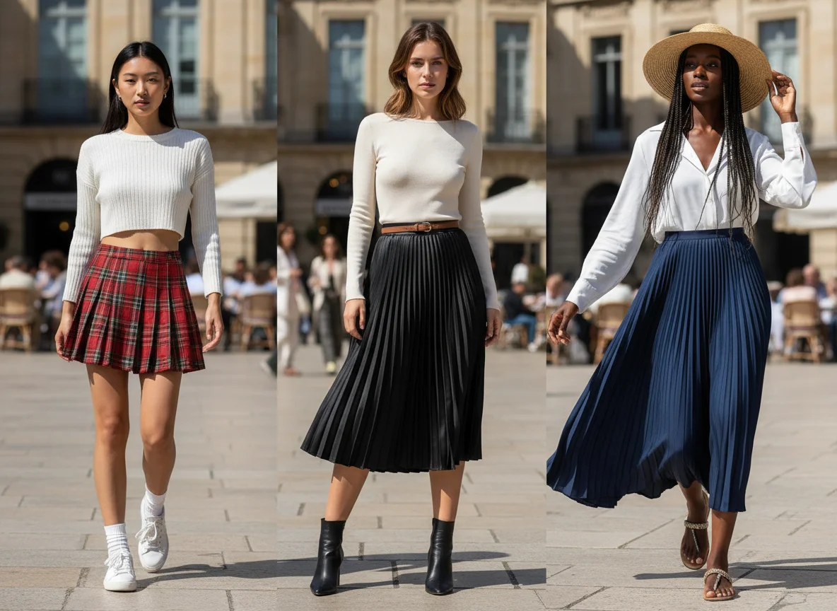 Que mettre avec une jupe plissée ? Conseils pour bien l'associer - Image 7