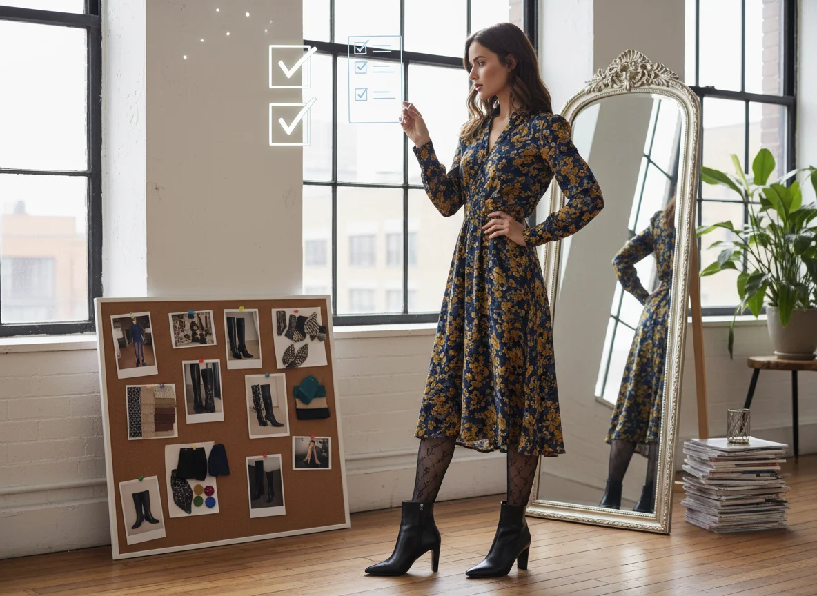 Comment porter des bottines avec une robe sans couper la jambe ? - Image 8