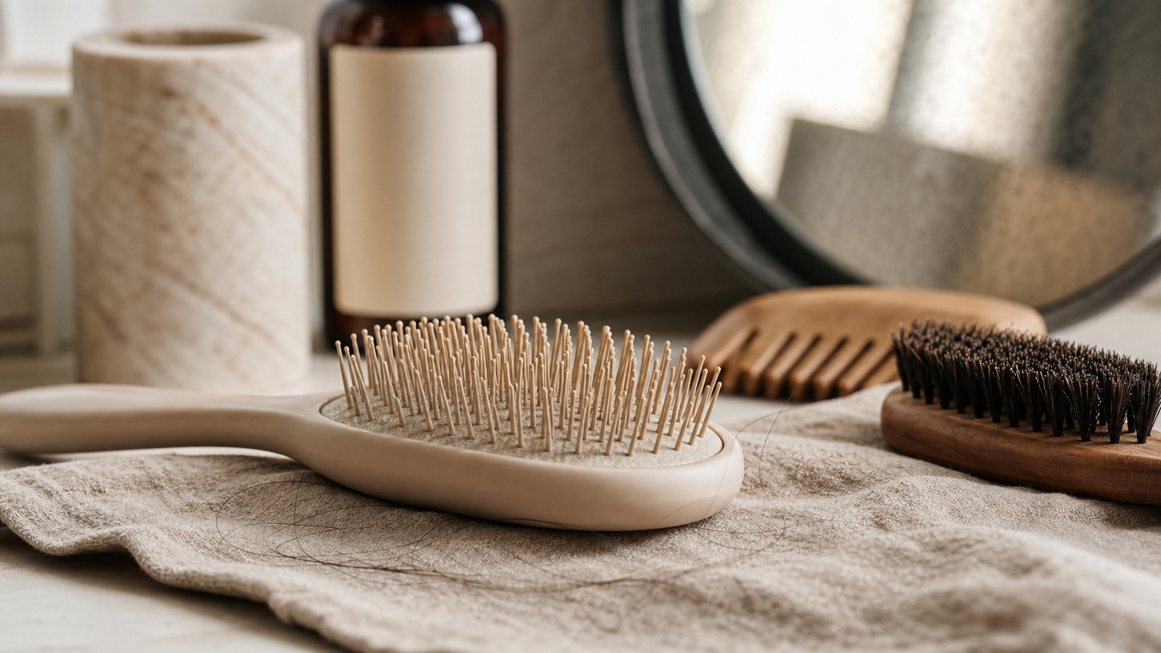Brosse cheveux fins pour démêler sans casser