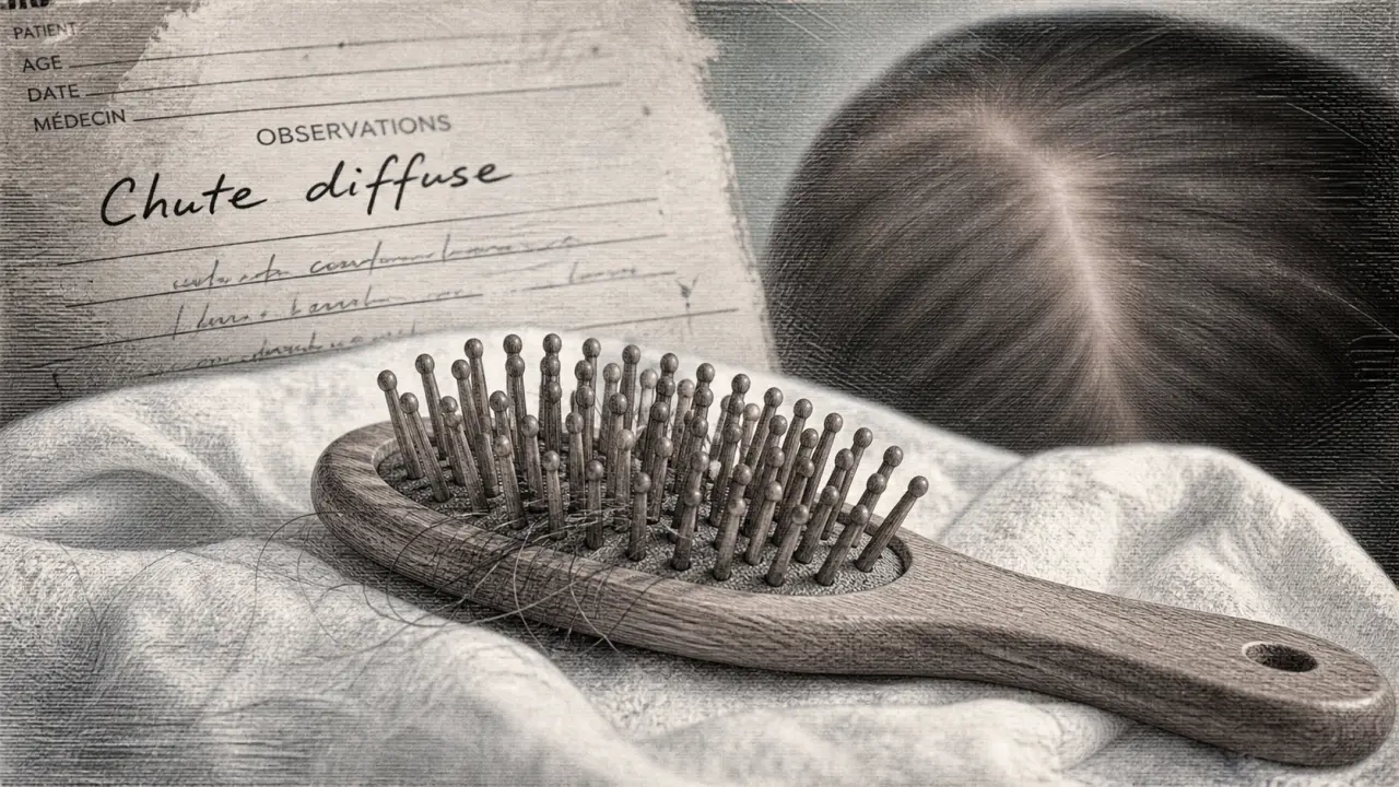Perte de cheveux enfant : plaques et chute diffuse