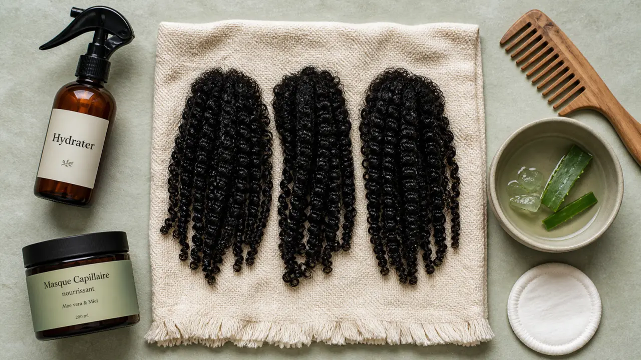 Soin pour les cheveux afro : hydrater, nourrir, définir sans alourdir