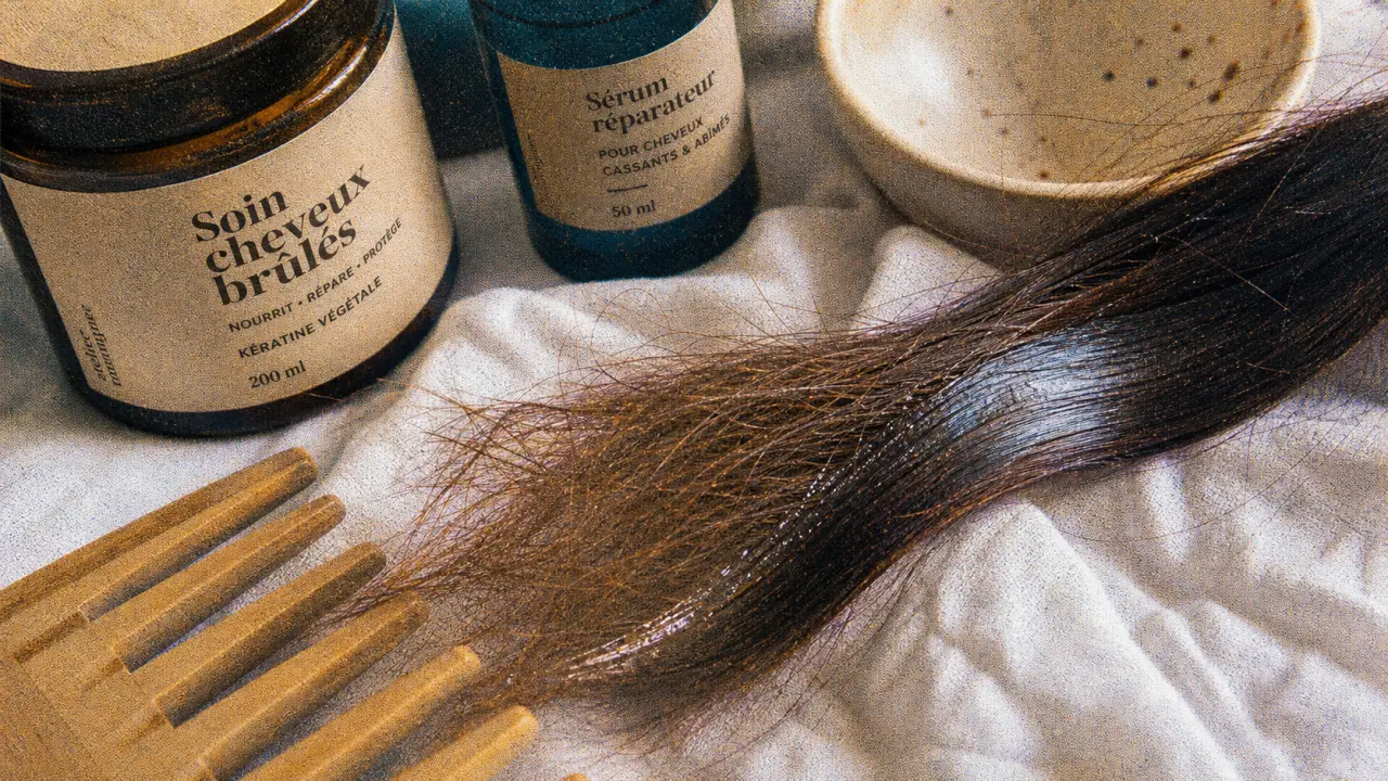 Soin miracle cheveux brûlés : cheveux paille ternes et sérum lissant