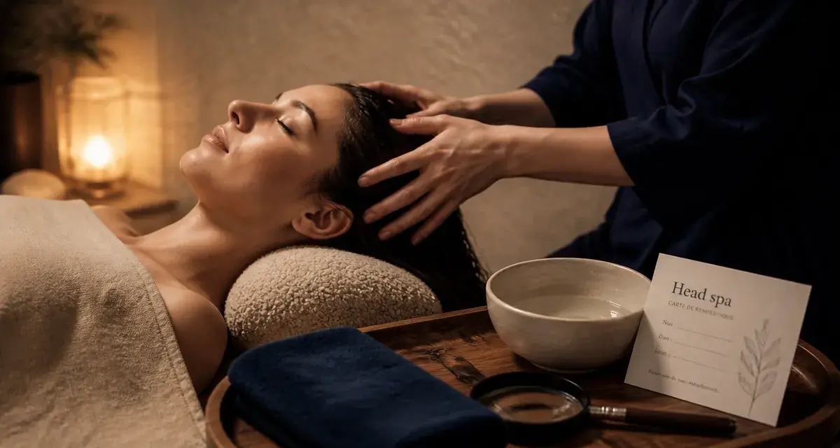 Head spa prix : massage du cuir chevelu en salon