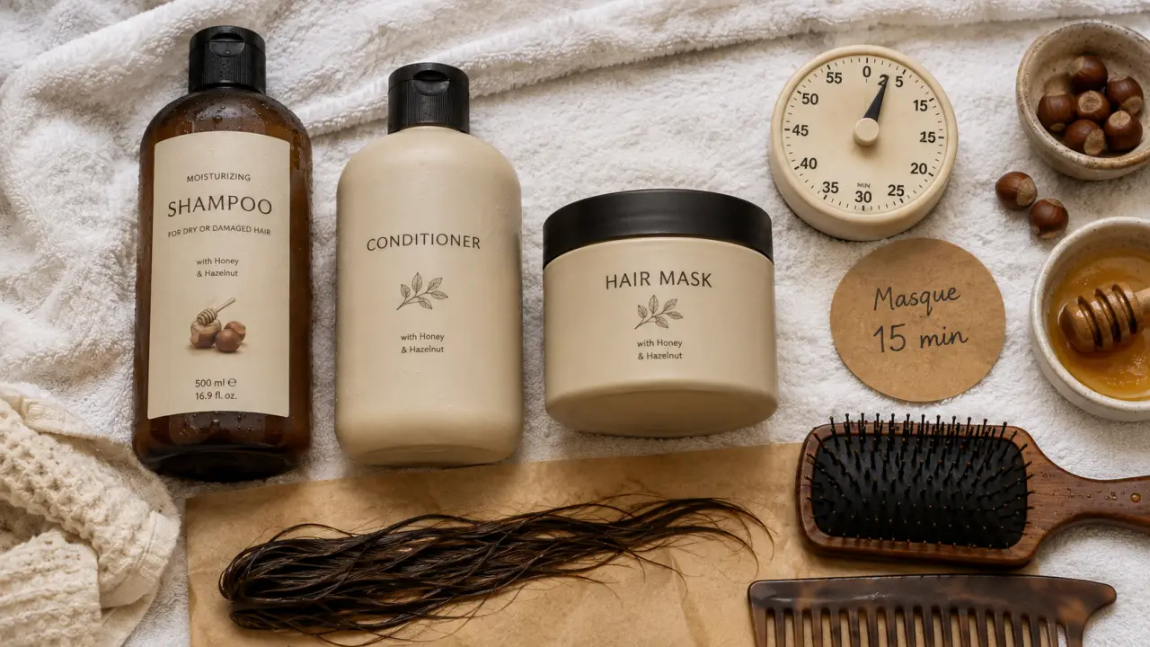 Masque ou après shampoing : shampoing, masque et après-shampoing