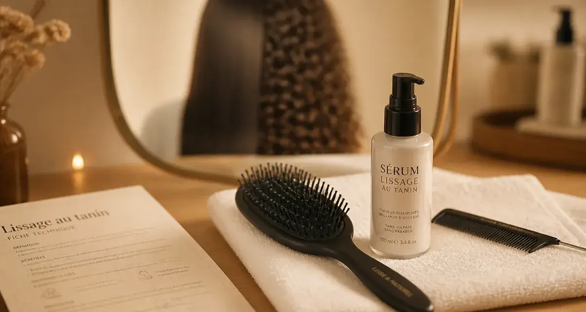 Meilleure lissage : sérum crème et brosse pour cheveux lisses