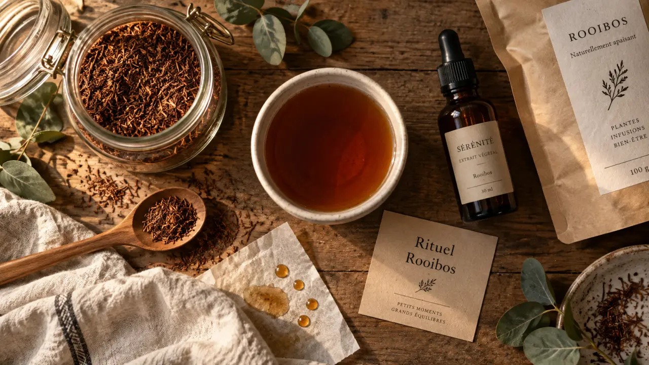 Infusion de rooibos pour rooibos cheveux : apaiser le cuir chevelu