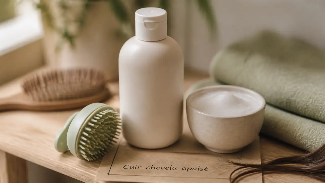 Shampoing pour psoriasis du cuir chevelu : mousse apaisante