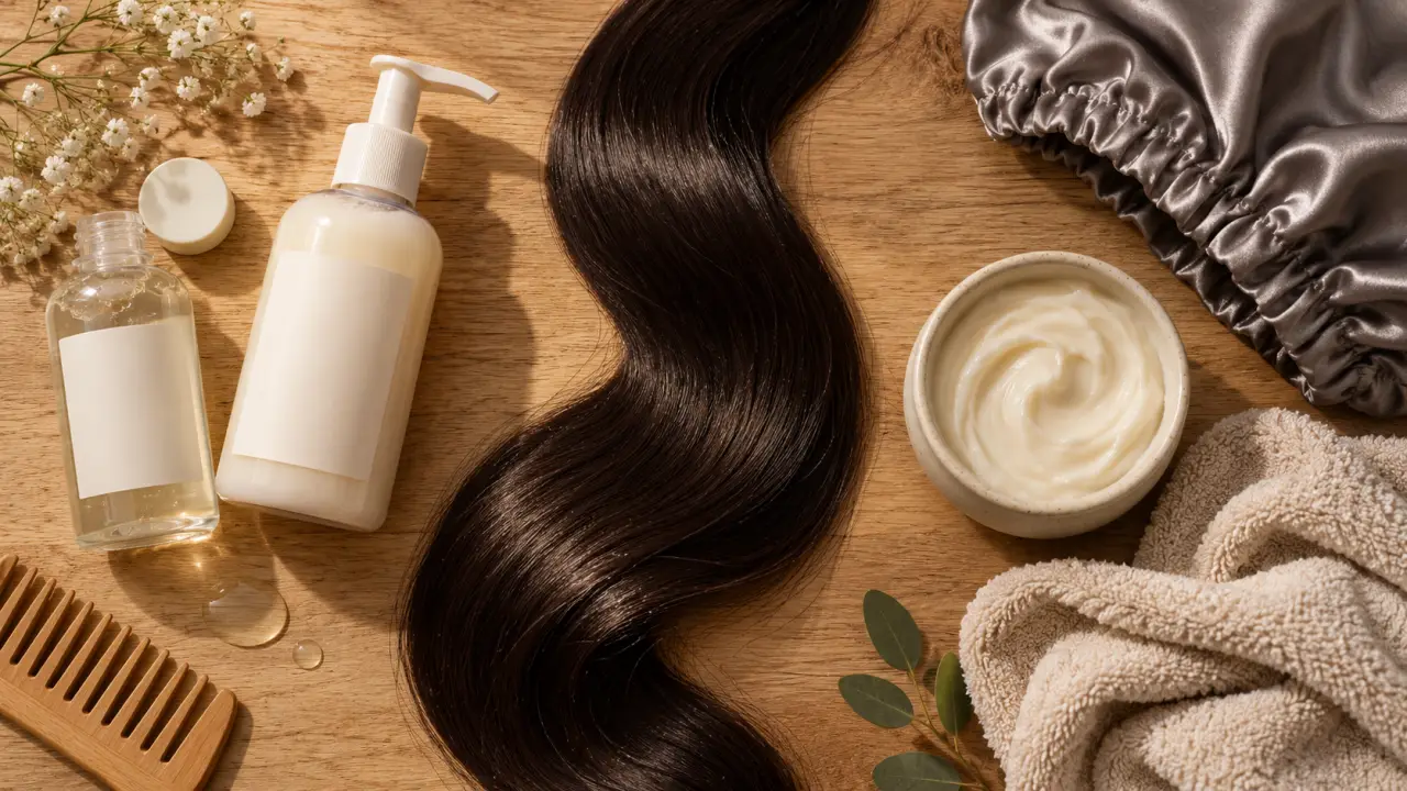 Soin pour cheveux défrisés : excès d’huile assèche les longueurs